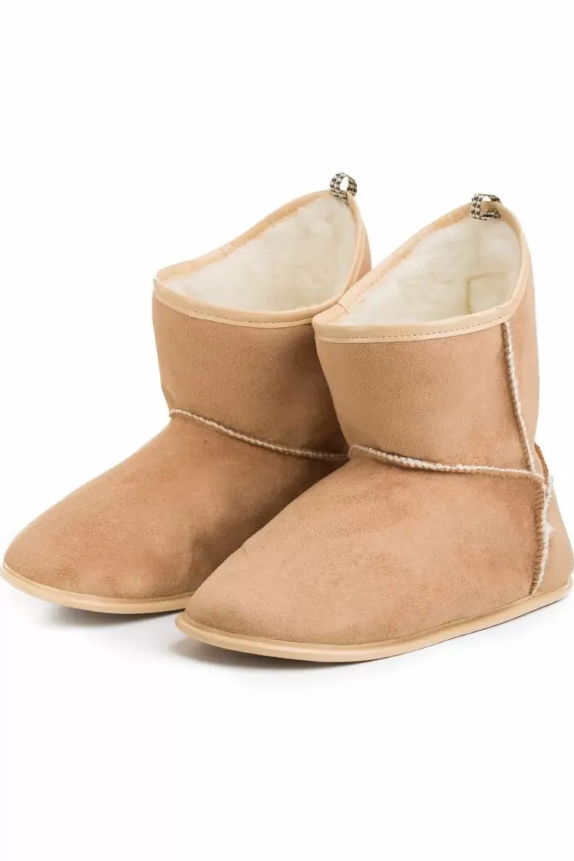 Damen Danefæ Alwero Booties Ozy Velour Light Brown