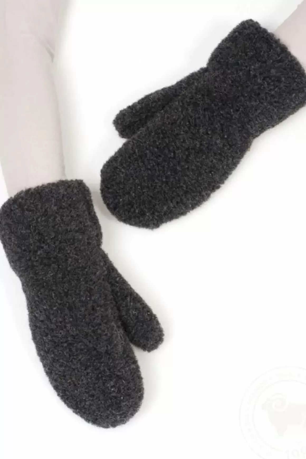 Damen Danefæ Alwero Wool Mittens Gully Black