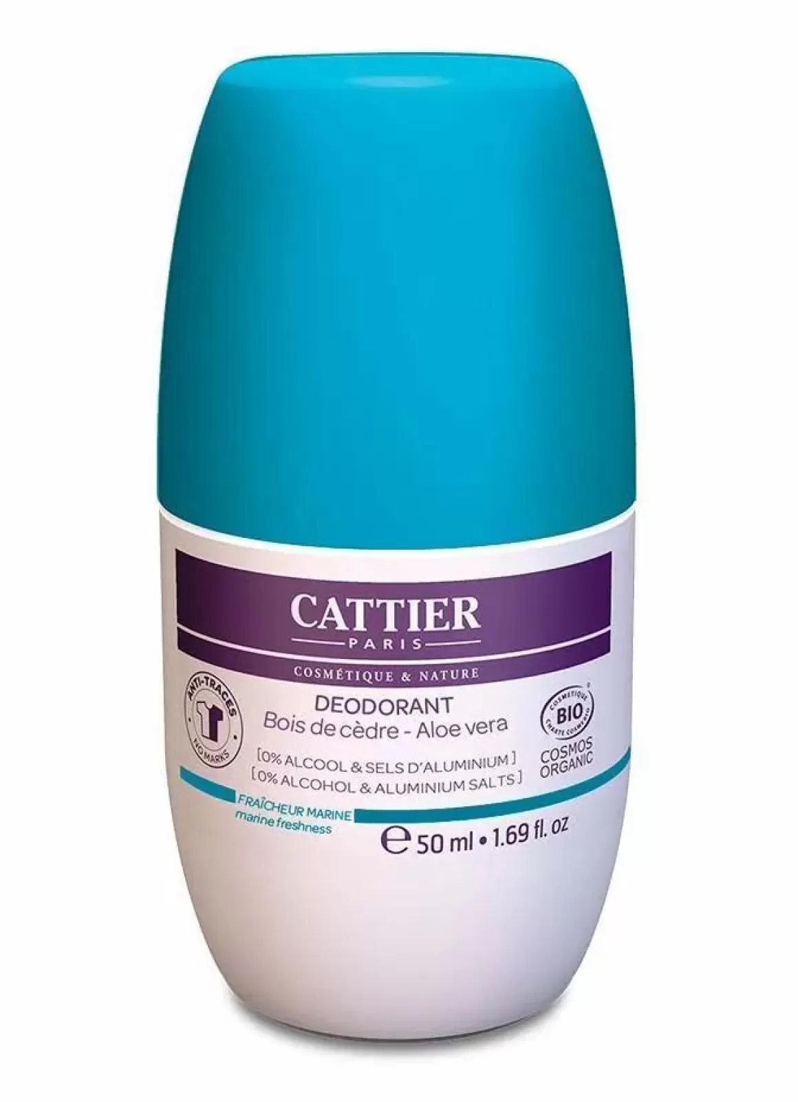 Damen Danefæ Cattier Deodrant Roll-On Marine Freshness