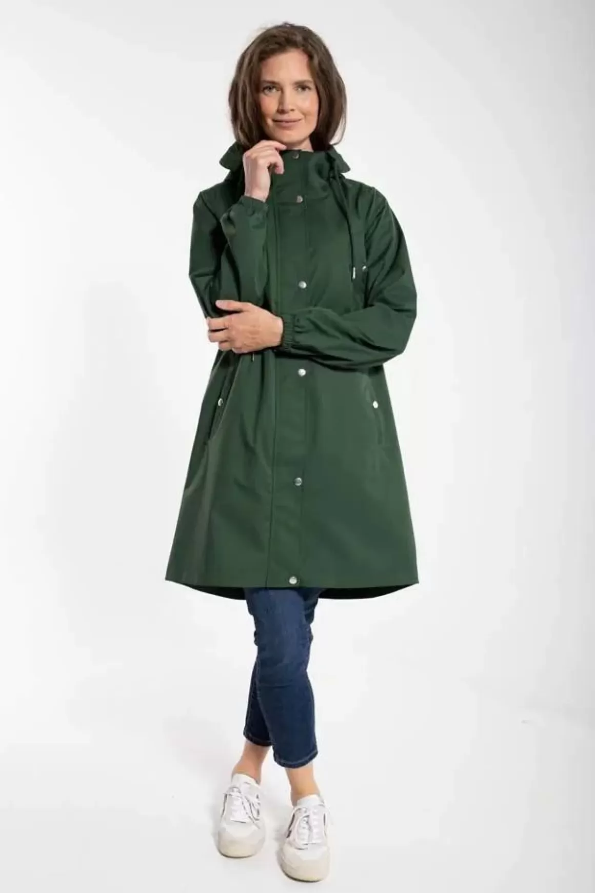 Damen Danefæ Danaalborg Raincoat Dark Khaki