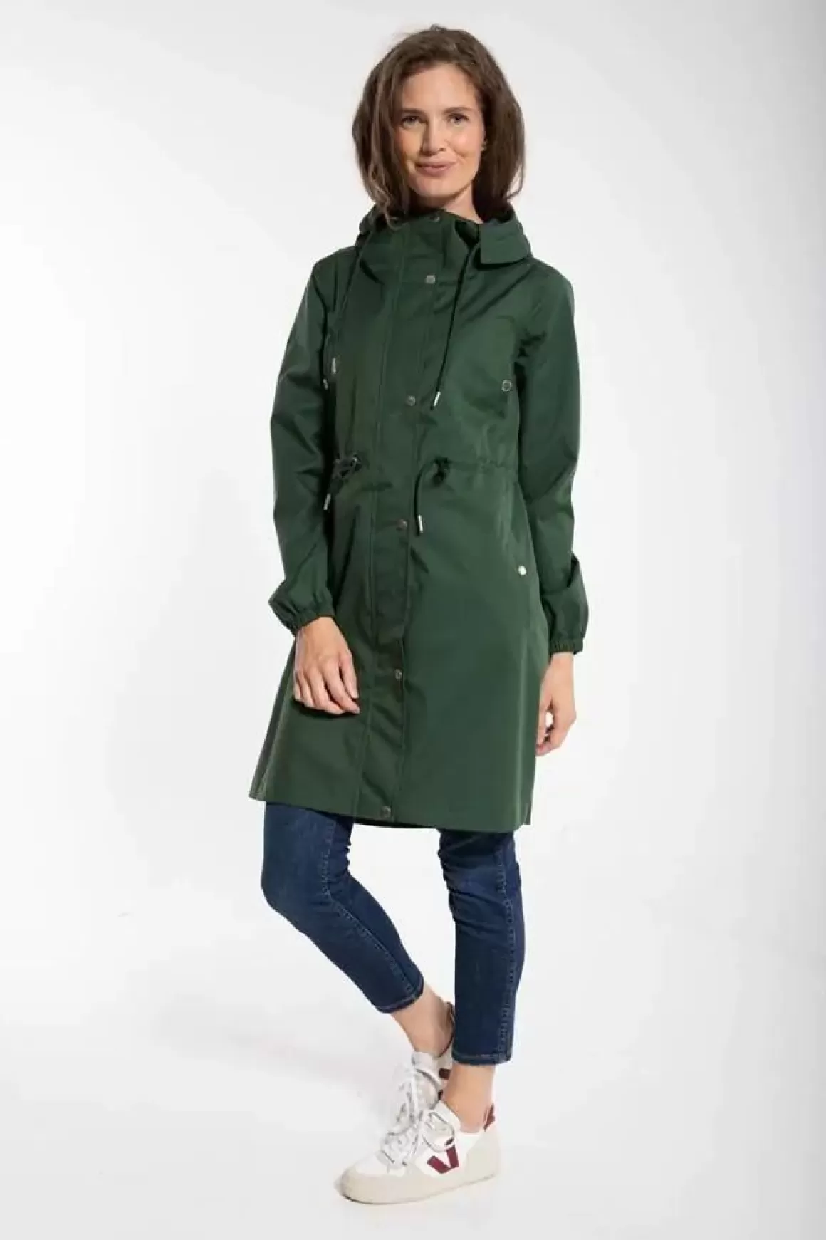 Damen Danefæ Danaalborg Raincoat Dark Khaki