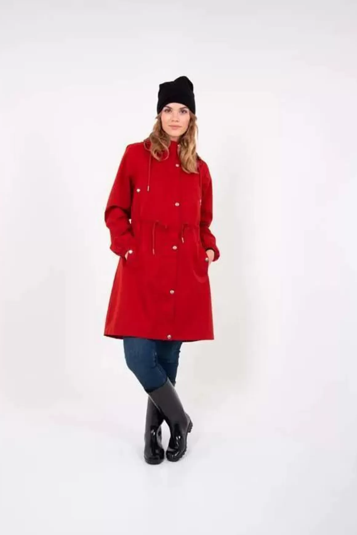 Damen Danefæ Danaalborg Raincoat Rust Red