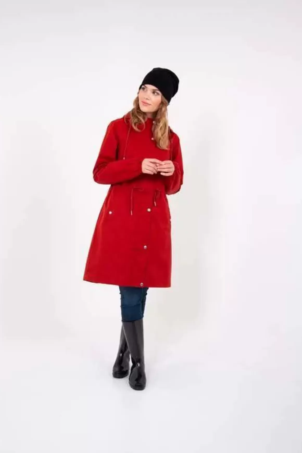 Damen Danefæ Danaalborg Raincoat Rust Red