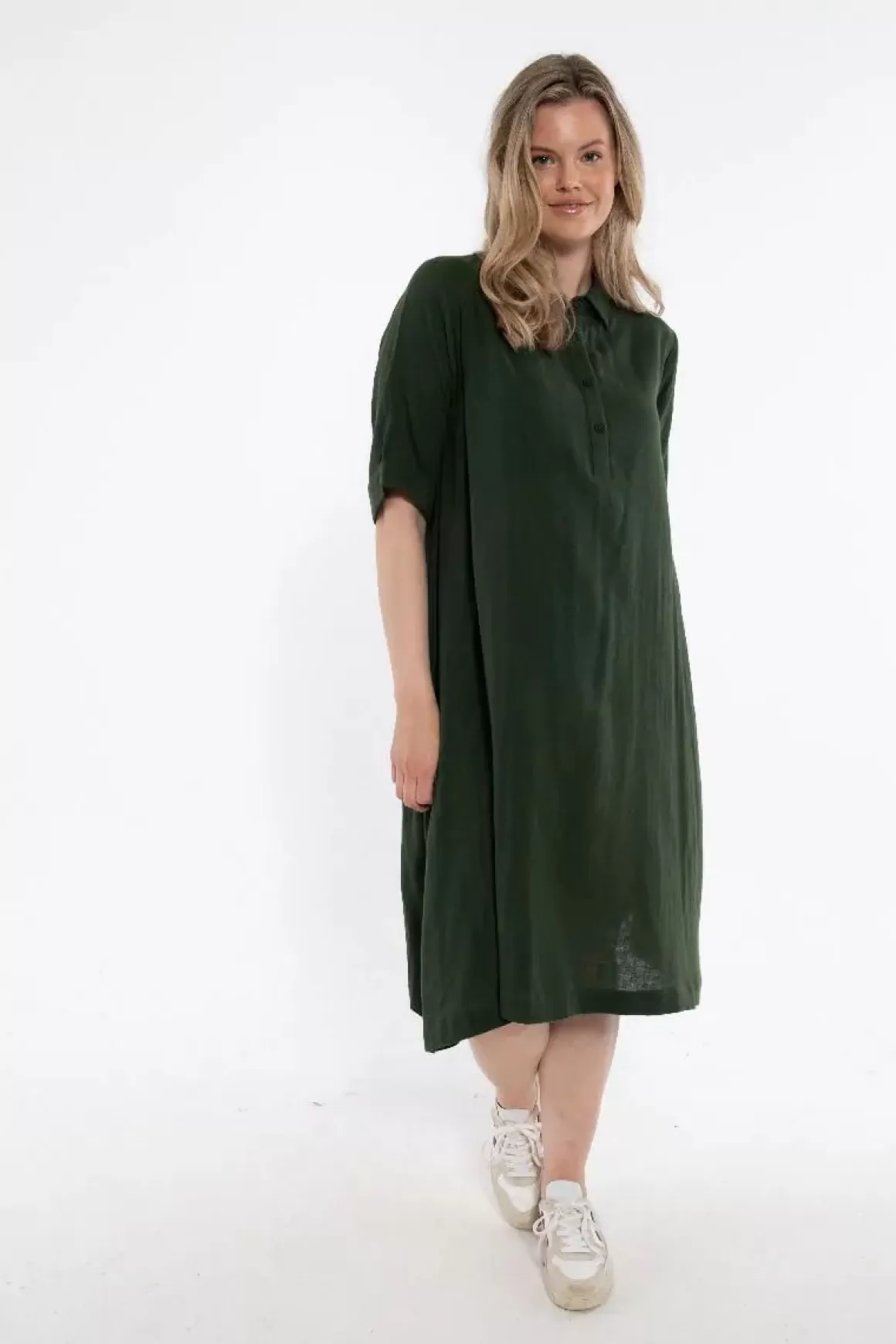 Damen Danefæ Danane Cloth Dress Dk Army