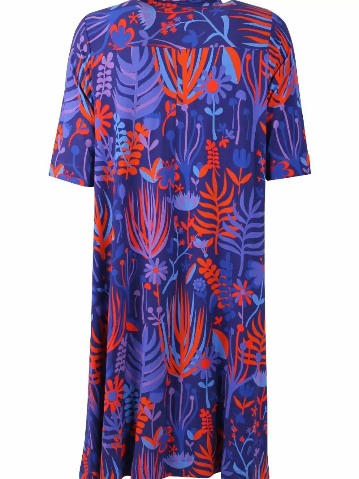 Damen Danefæ Dananemone Viscose Dress Deep Marine Walkabout