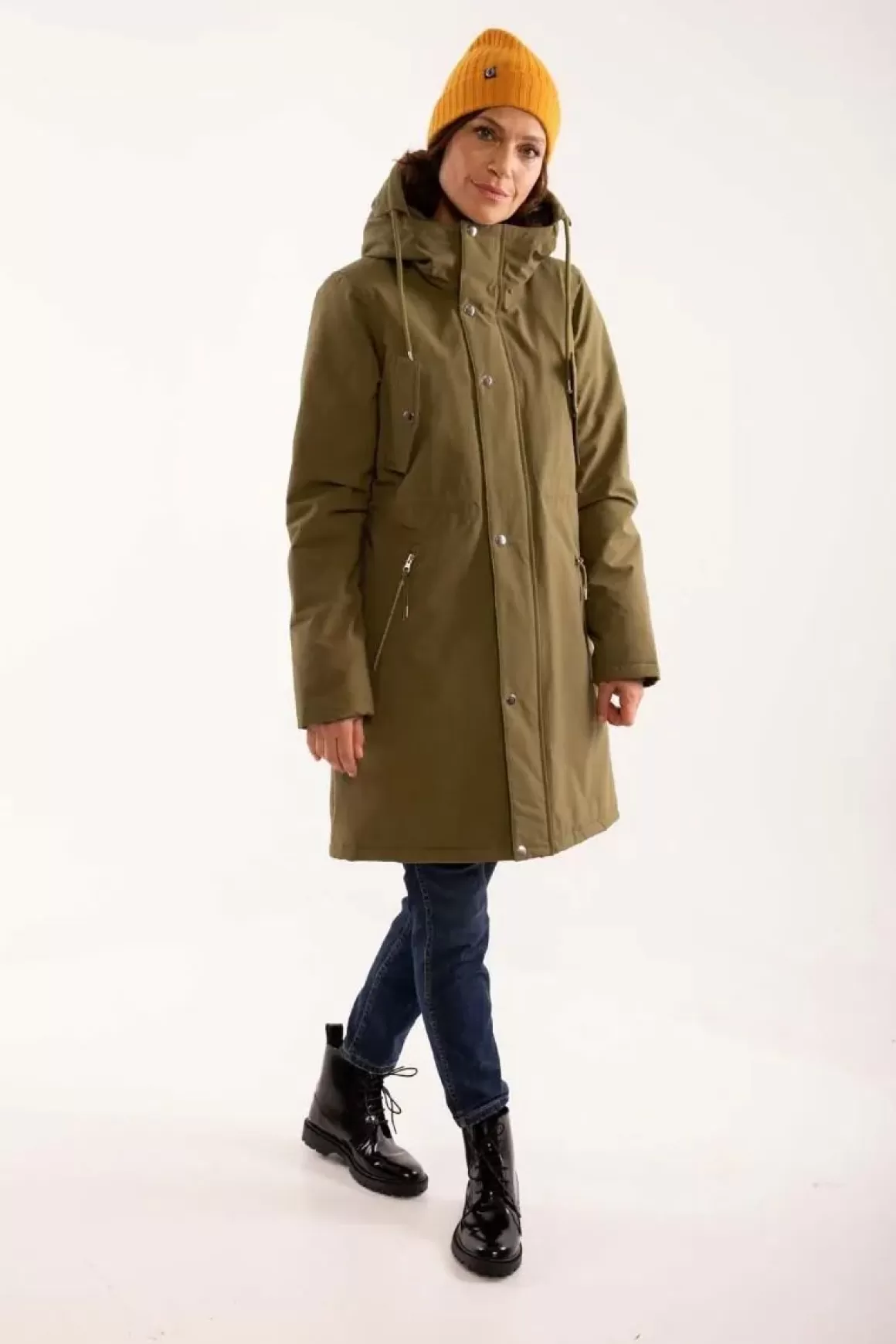 Damen Danefæ Danebeate Winter Parka Olive