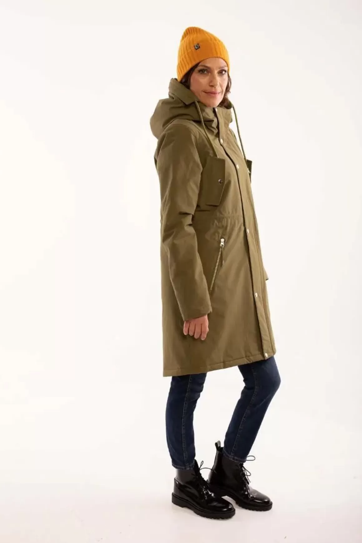 Damen Danefæ Danebeate Winter Parka Olive