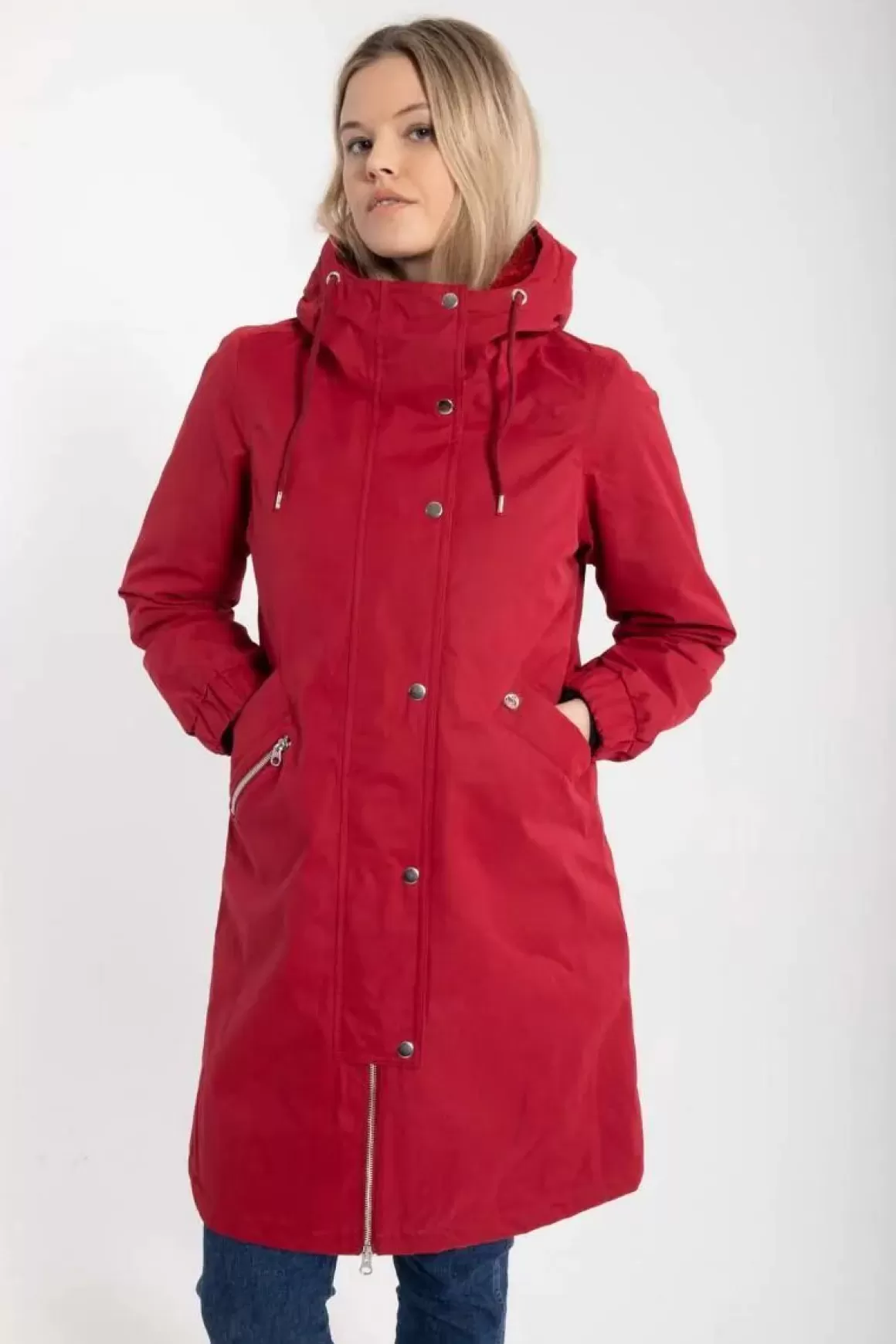 Damen Danefæ Danebrunhilde Winter Parka Dark Red