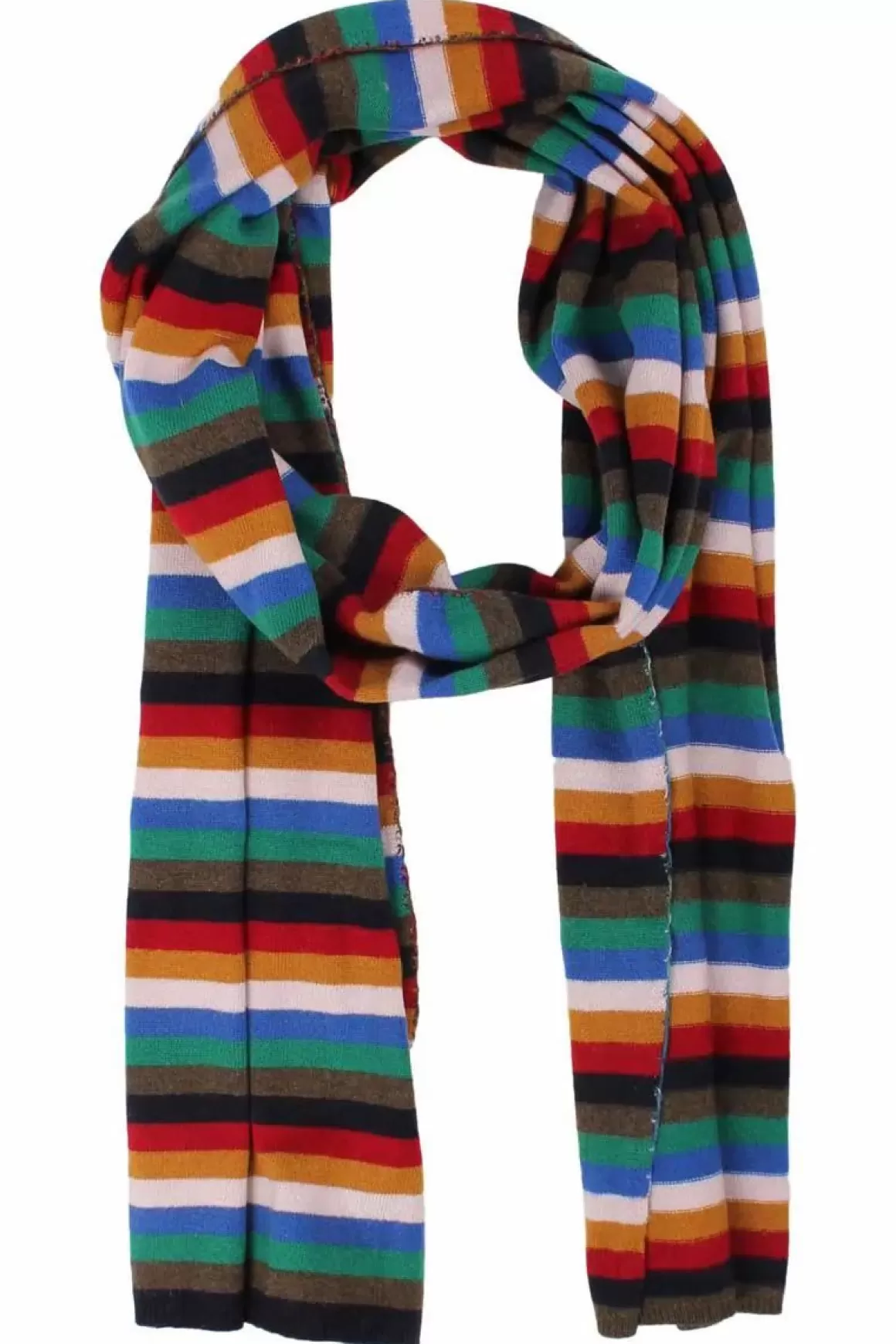 Damen Danefæ Danebundle-Up Merino Scarf Royal Stripe