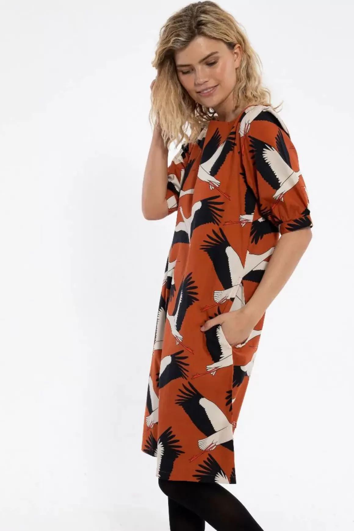 Damen Danefæ Danedal Dress Rust Big Stork