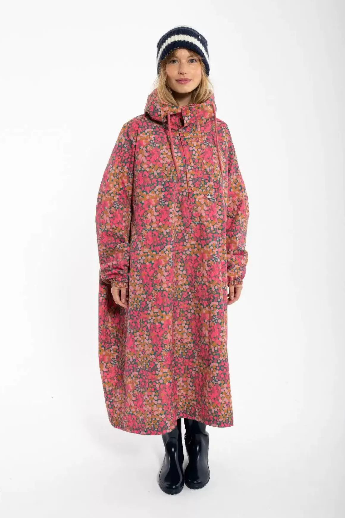 Damen Danefæ Danedream Drops Rain Poncho Berrygood Pink