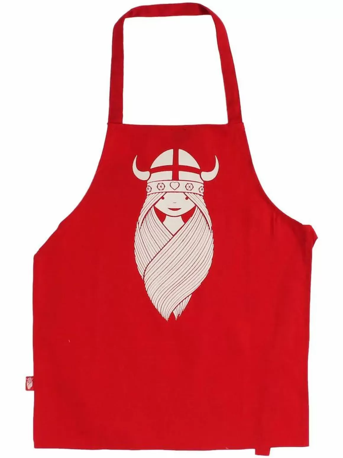 Kinder Danefæ Apron - Kids Dark Red Freja