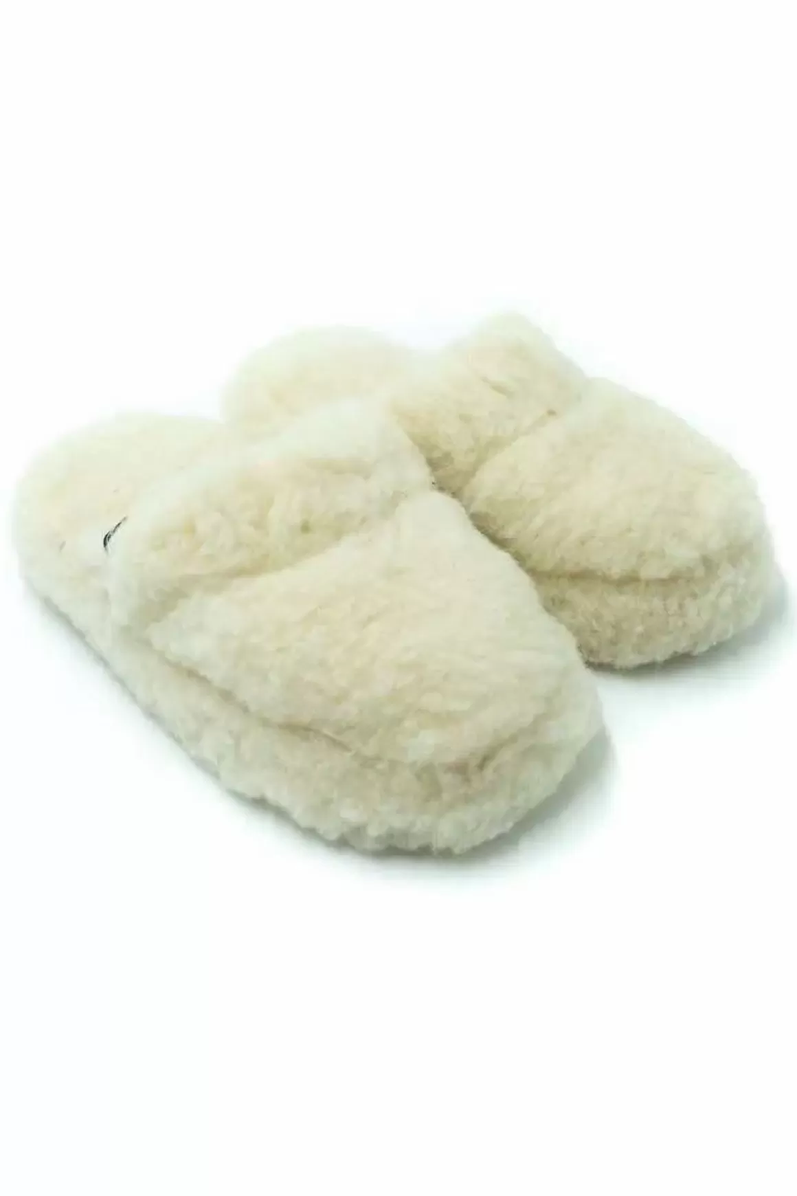 Damen Danefæ Wool Slides Off White