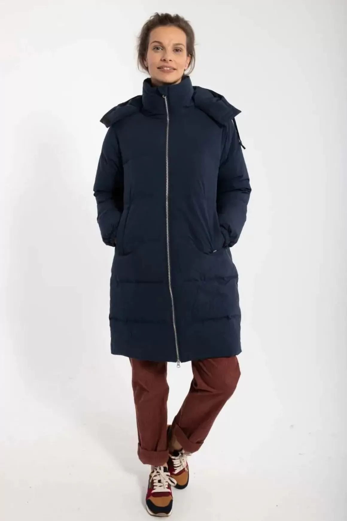 Damen Danefæ Daneget Down Winter Coat Dk Navy