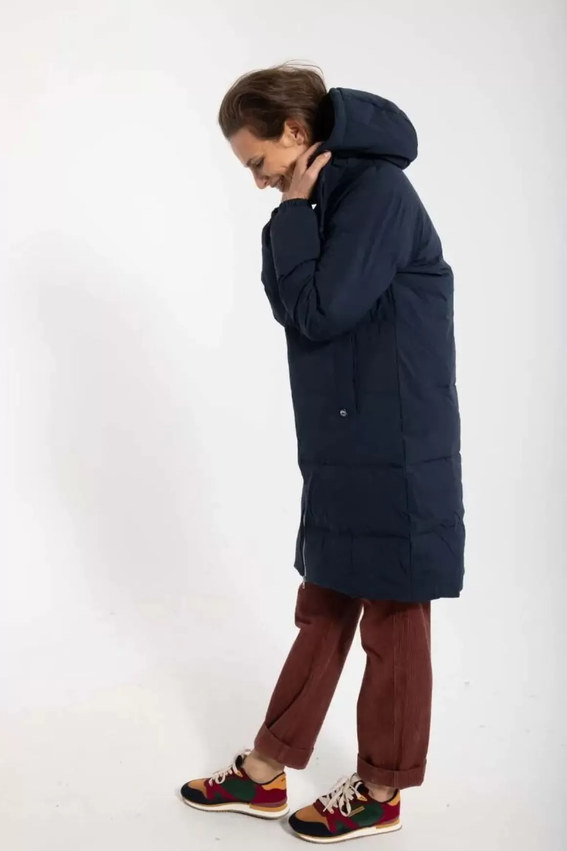 Damen Danefæ Daneget Down Winter Coat Dk Navy