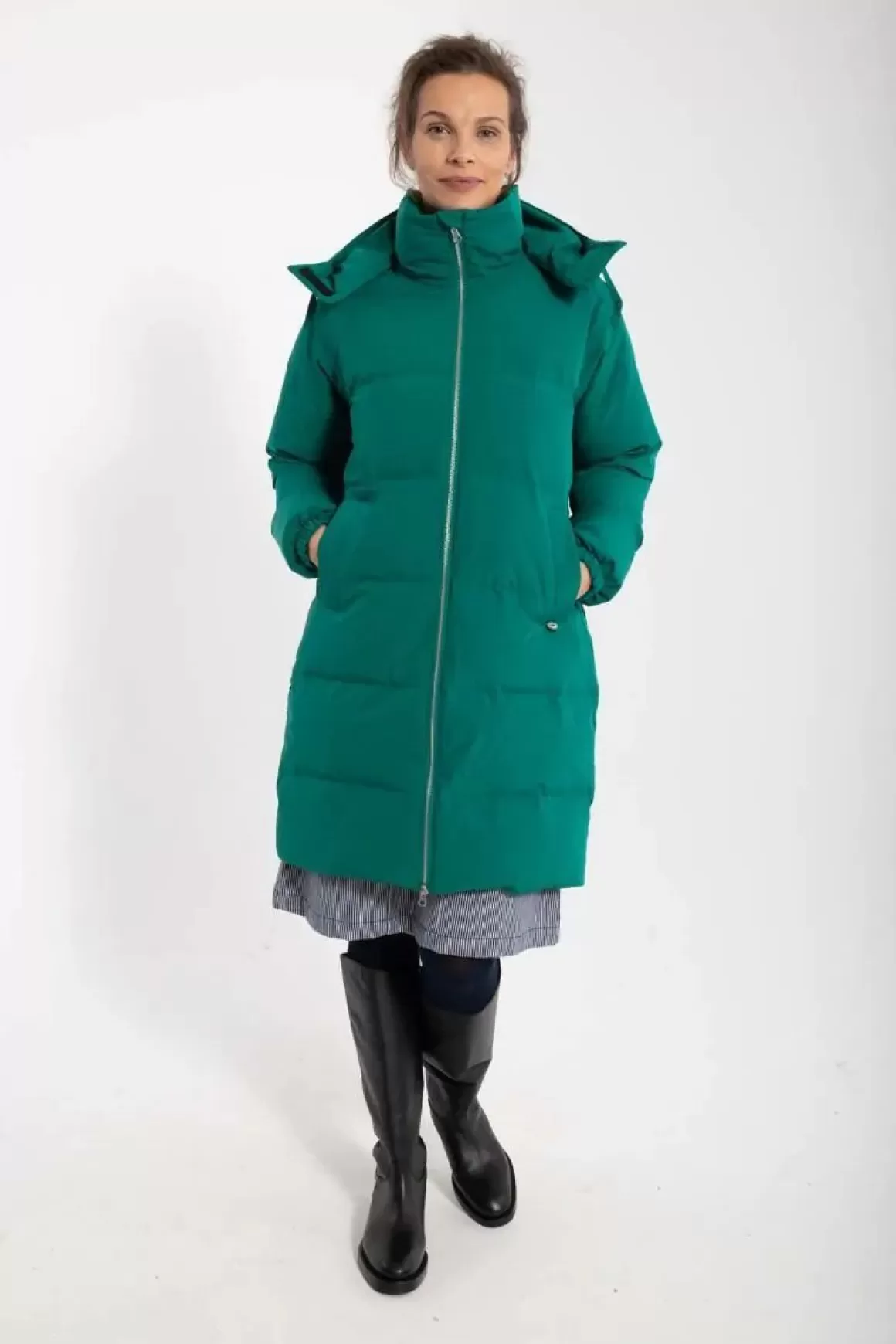 Damen Danefæ Daneget Down Winter Coat Green