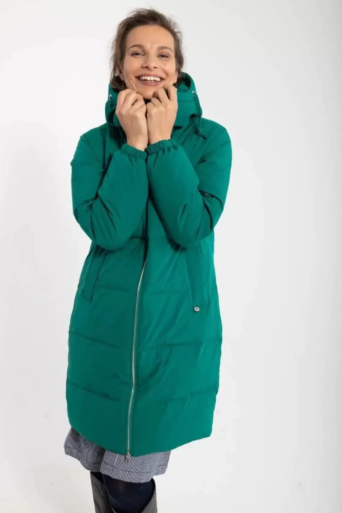 Damen Danefæ Daneget Down Winter Coat Green