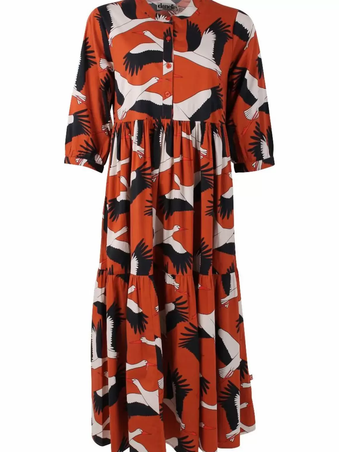 Damen Danefæ Danegoodie Dress Rust Big Stork