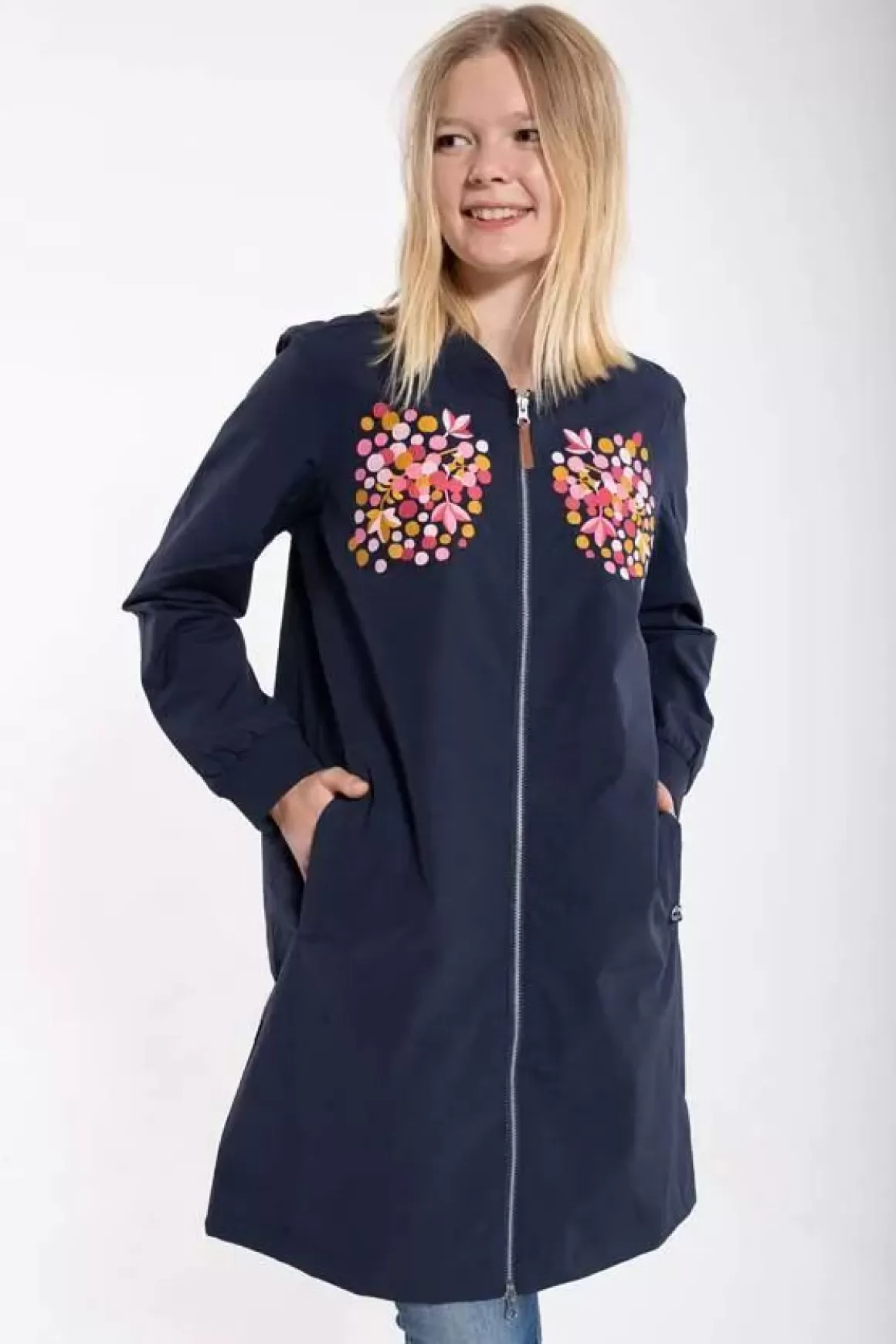 Damen Danefæ Danegudrun Jacket Navy Berry Emby