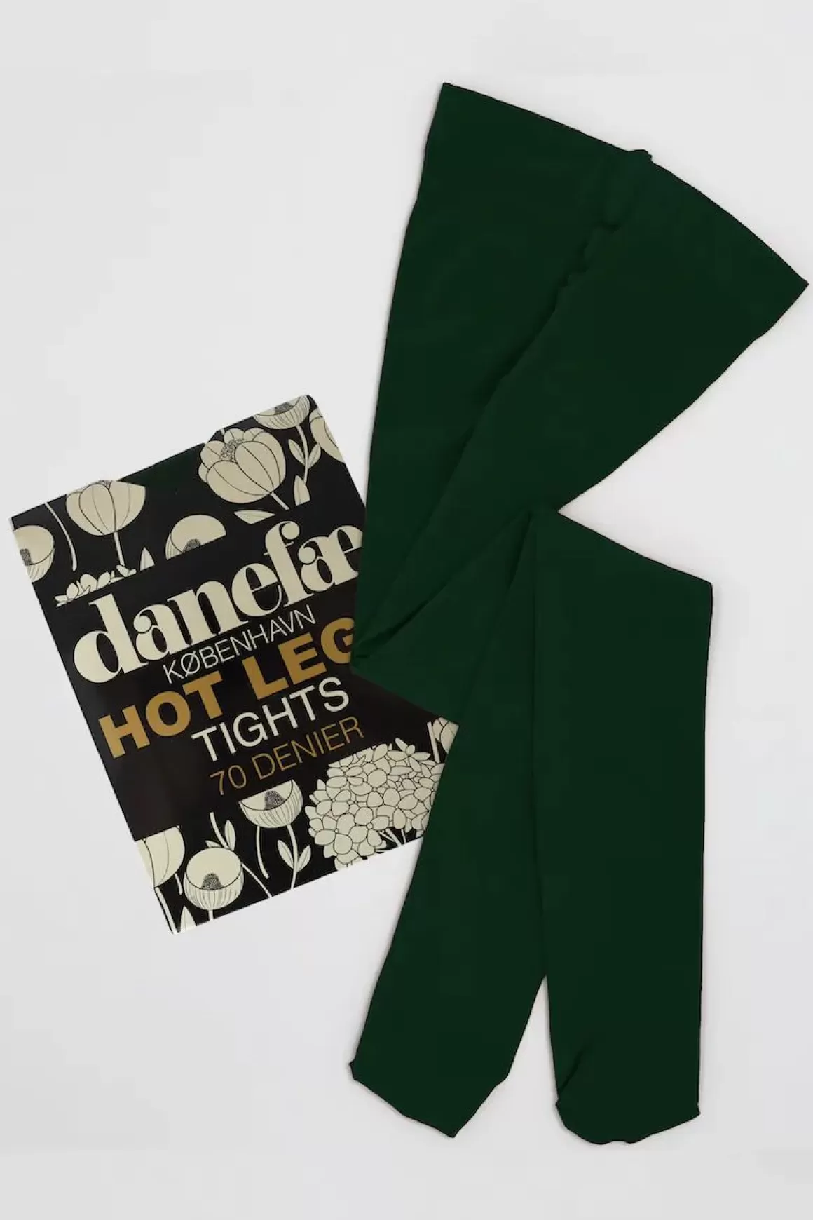 Damen Danefæ Danehot Legs Tights 70Den Deep Green