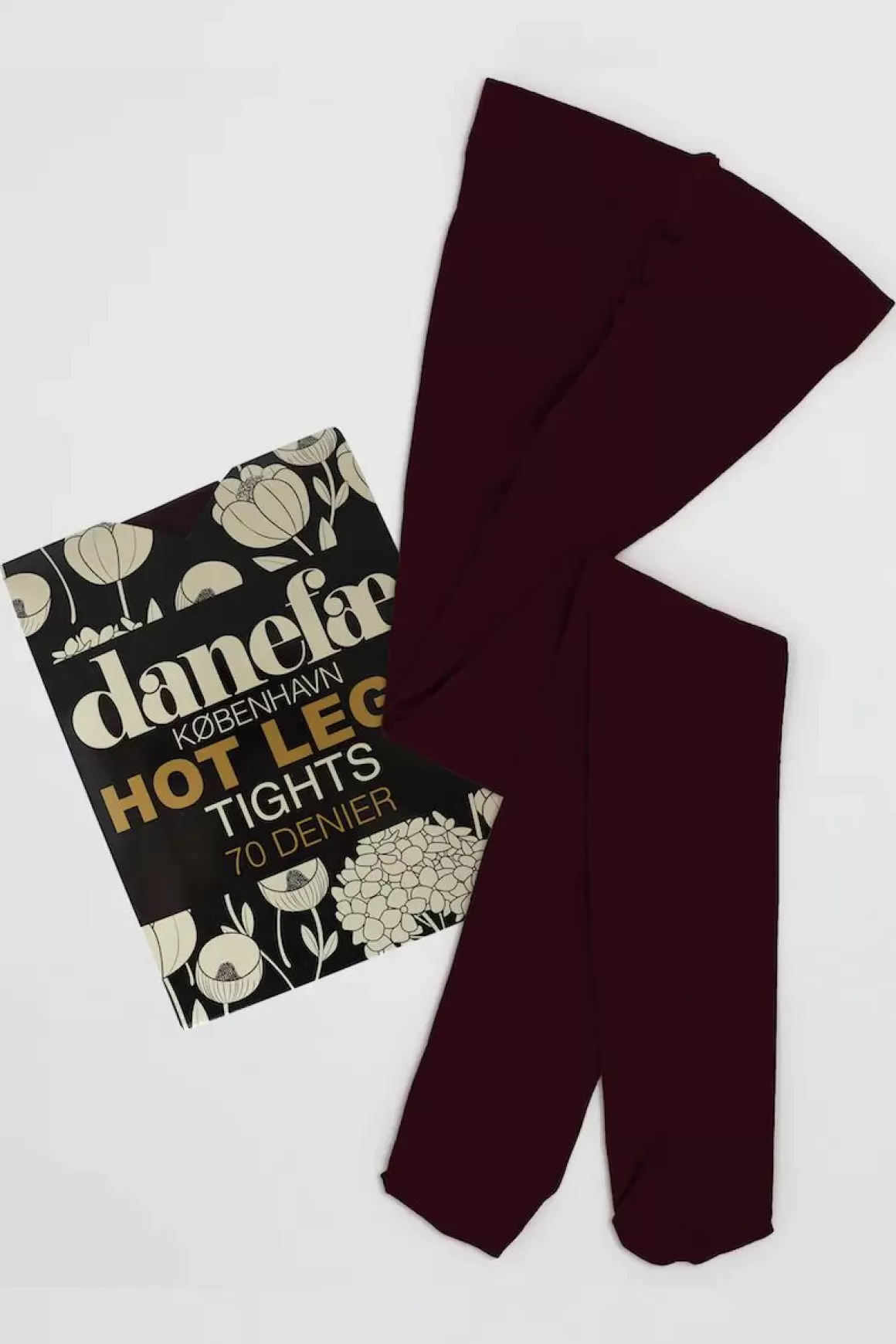 Damen Danefæ Danehot Legs Tights 70Den Marsala