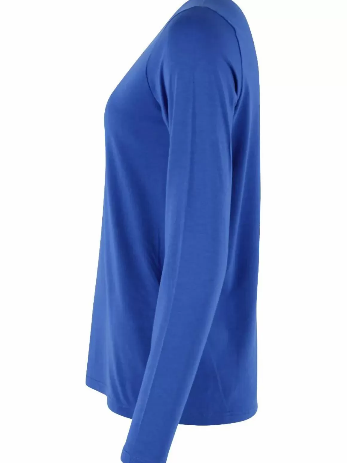 Damen Danefæ Danejubii Ls Modal Tee Klein Blue