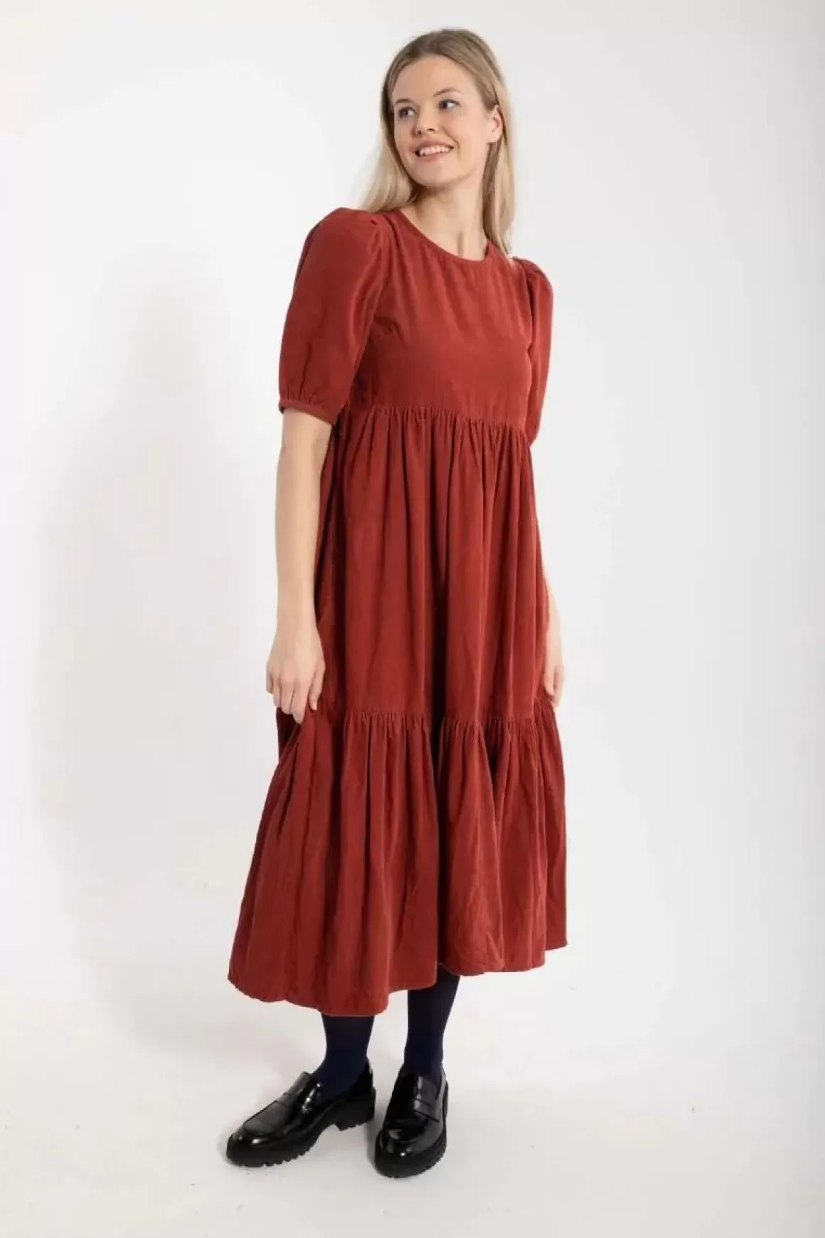 Damen Danefæ Danejuli Cord Dress Old Rose