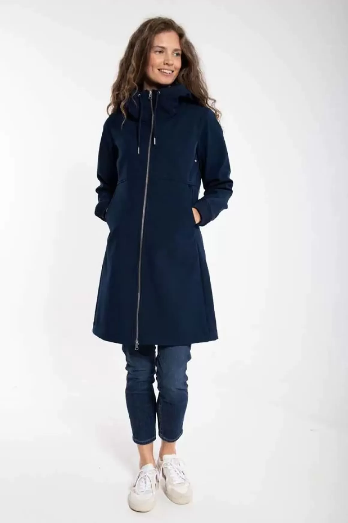 Damen Danefæ Daneline Softshell Navy