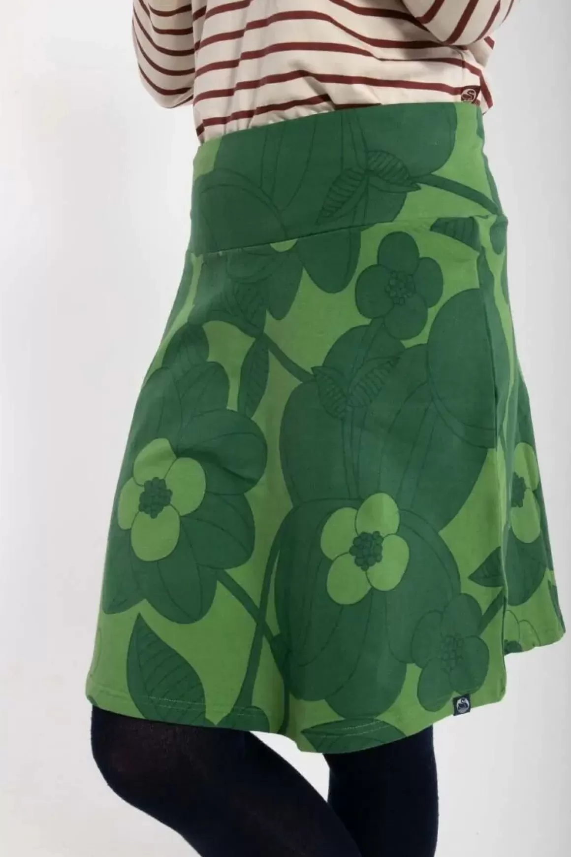 Damen Danefæ Danelissen Skirt Fall Jungle/Warm Khaki Bloom Boom