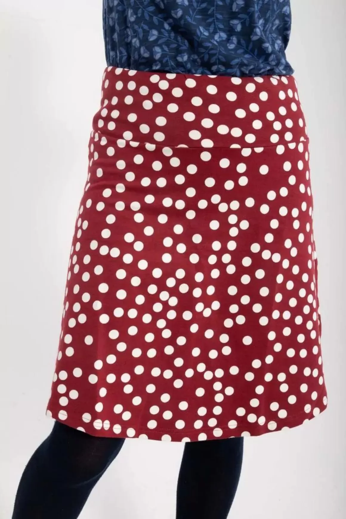 Damen Danefæ Danelissen Skirt Red Wine/Chalk Fundots