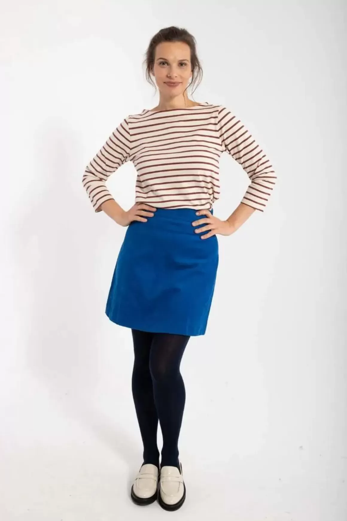 Damen Danefæ Danelondon Cord Skirt Blue