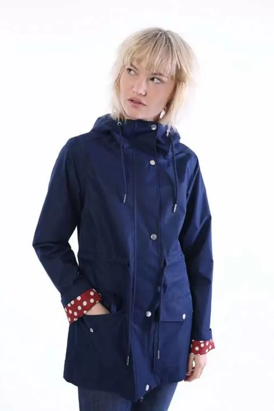 Damen Danefæ Danelotta Rain Coat Navy