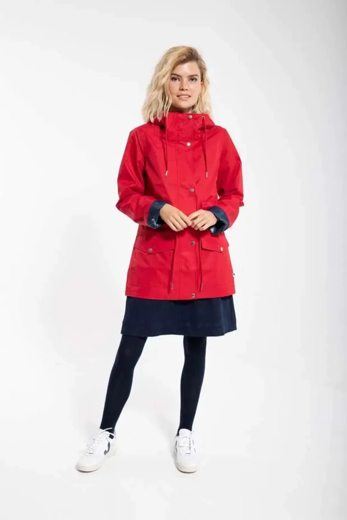 Damen Danefæ Danelotta Rain Coat Red