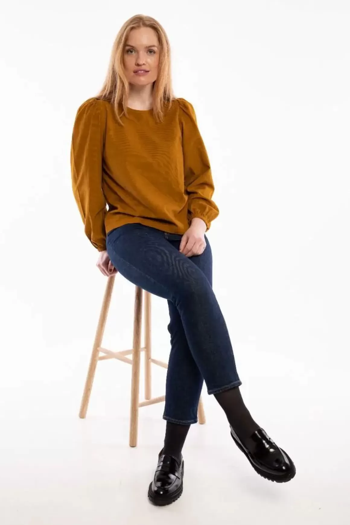 Damen Danefæ Danelouise Cord Shirt Mustard