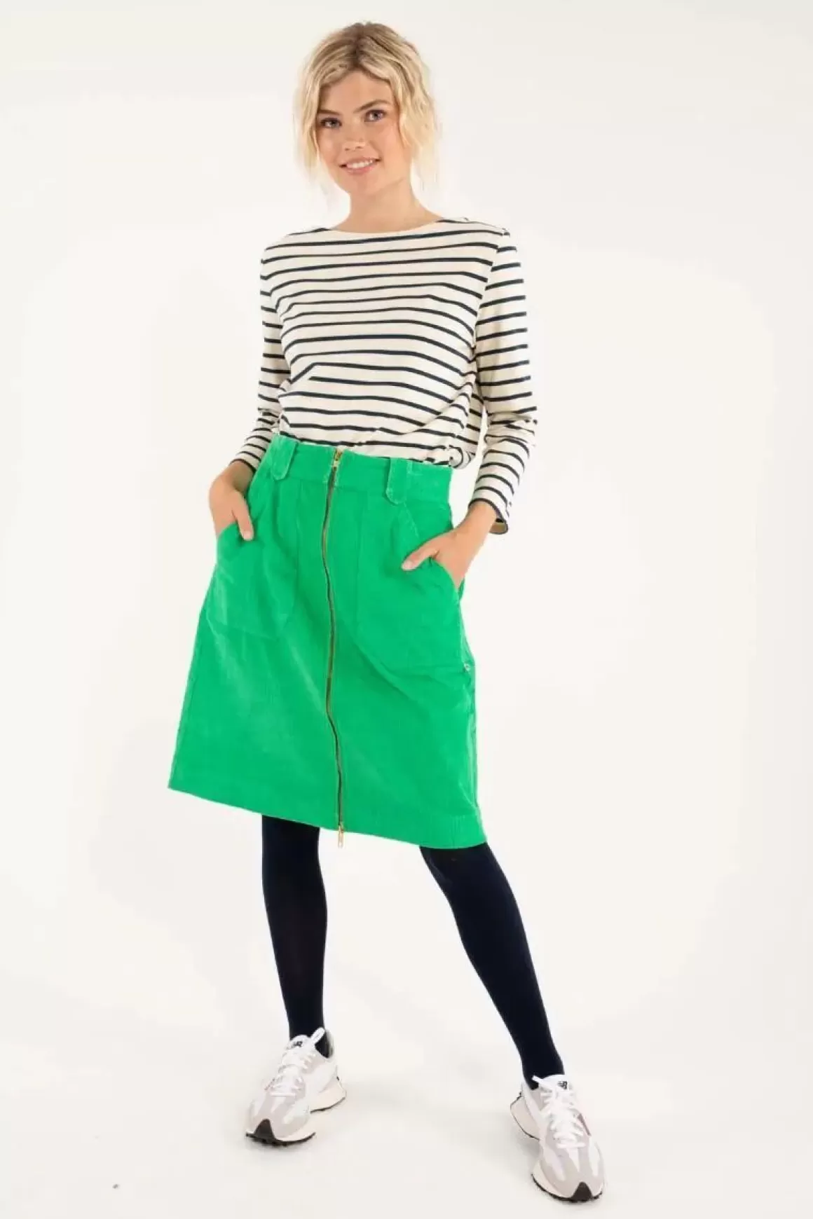 Damen Danefæ Danemadelaine Cord Skirt Green