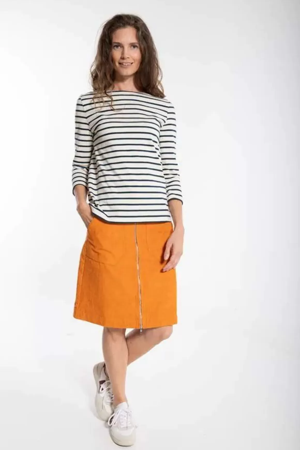 Damen Danefæ Danemadelaine Cord Skirt Honey