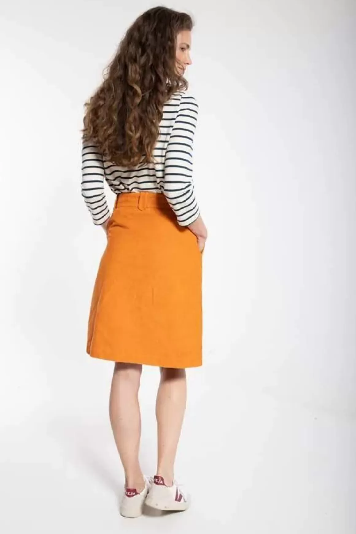 Damen Danefæ Danemadelaine Cord Skirt Honey