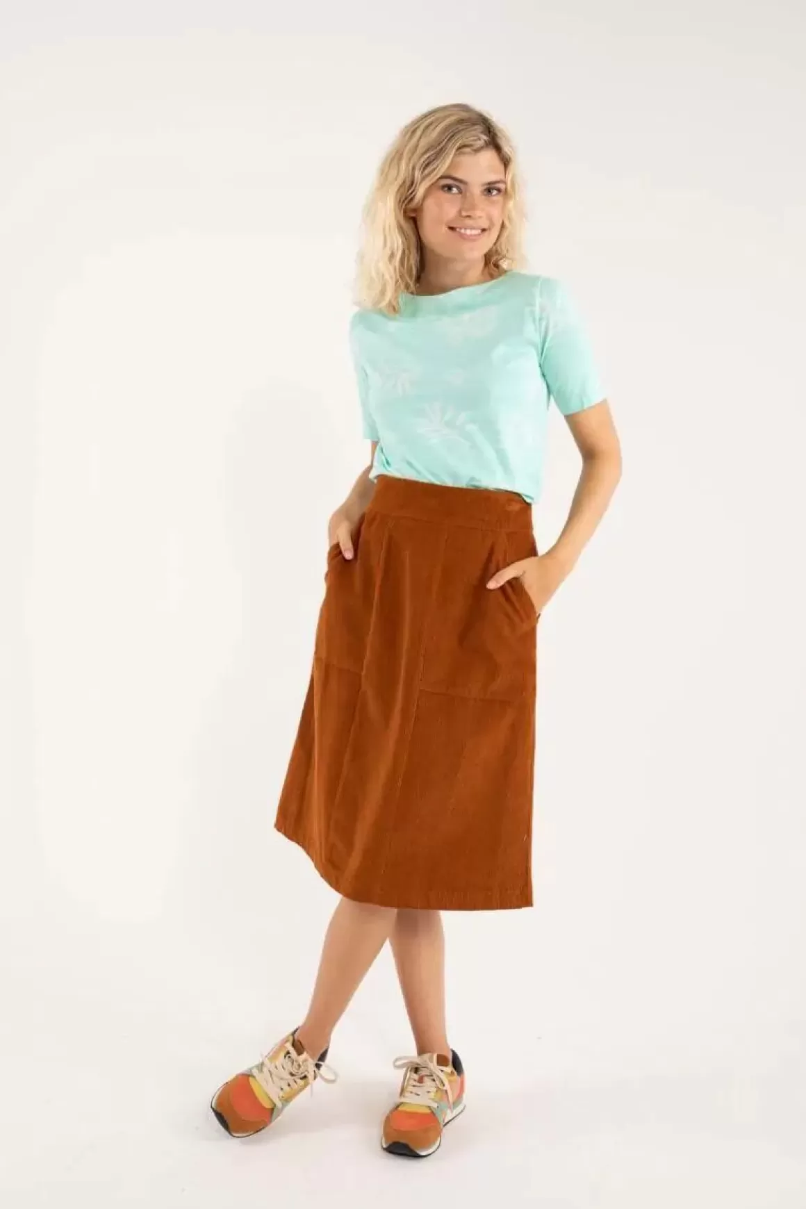 Damen Danefæ Danemaren Cord Skirt Occer