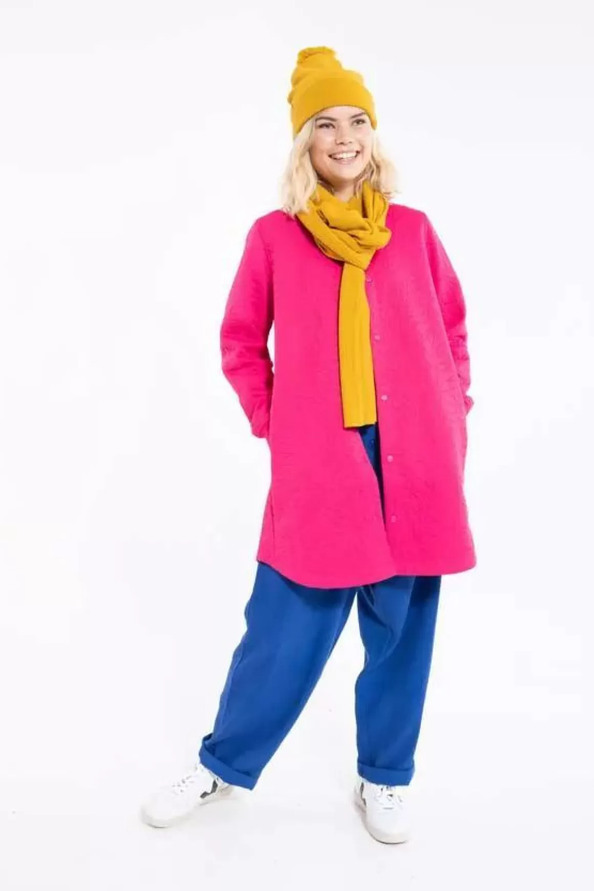 Damen Danefæ Danemaude Thermo Coat Hot Pink