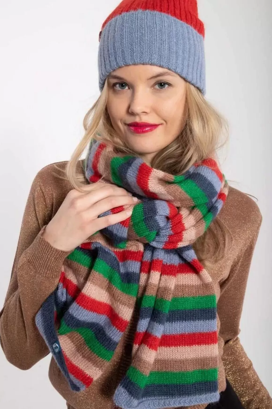 Damen Danefæ Danembace Scarf Happy Stripe