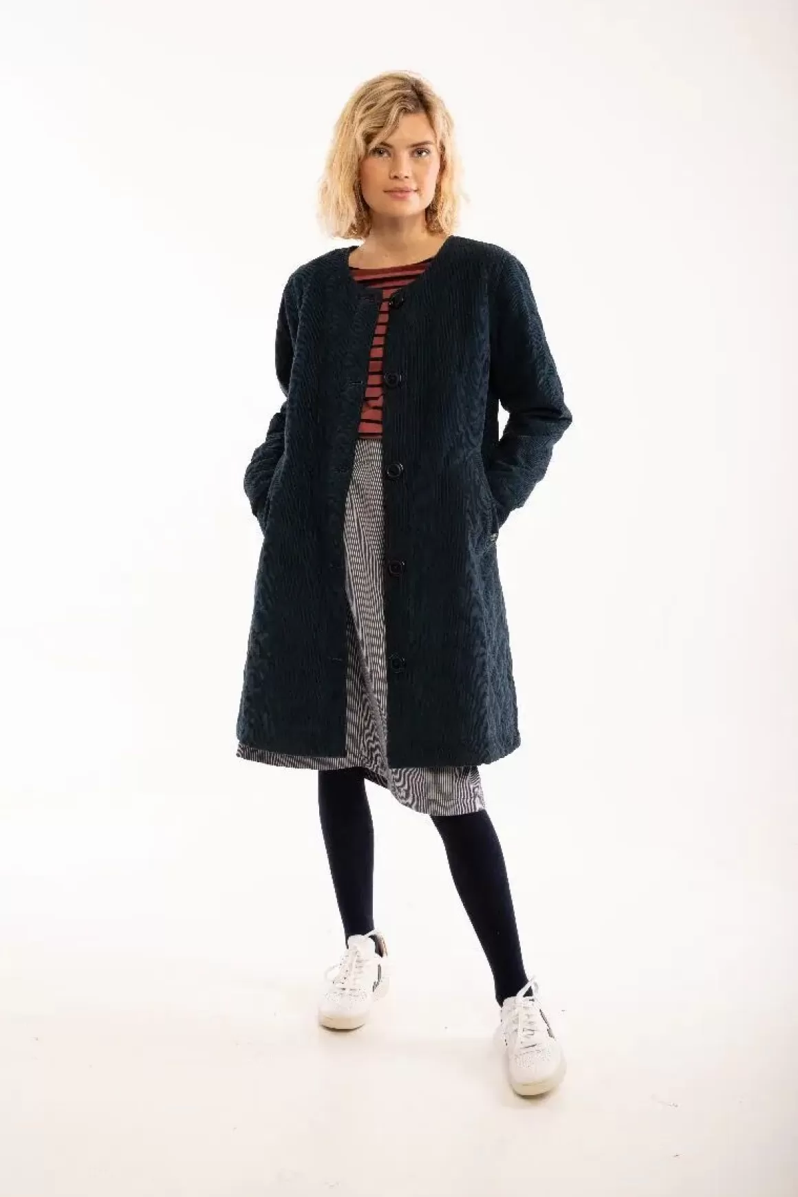 Damen Danefæ Danemetro Coat Navy