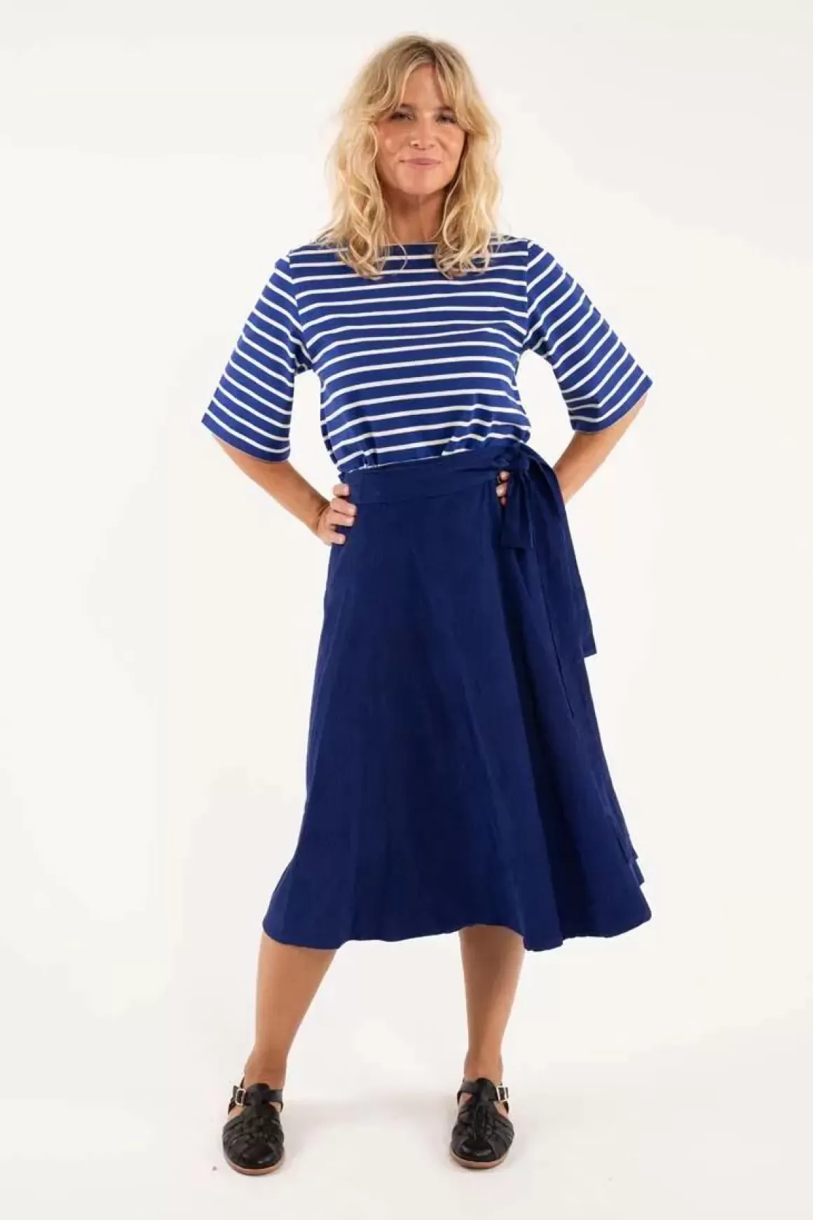 Damen Danefæ Danemikkelsen Cord Skirt Royal Blue