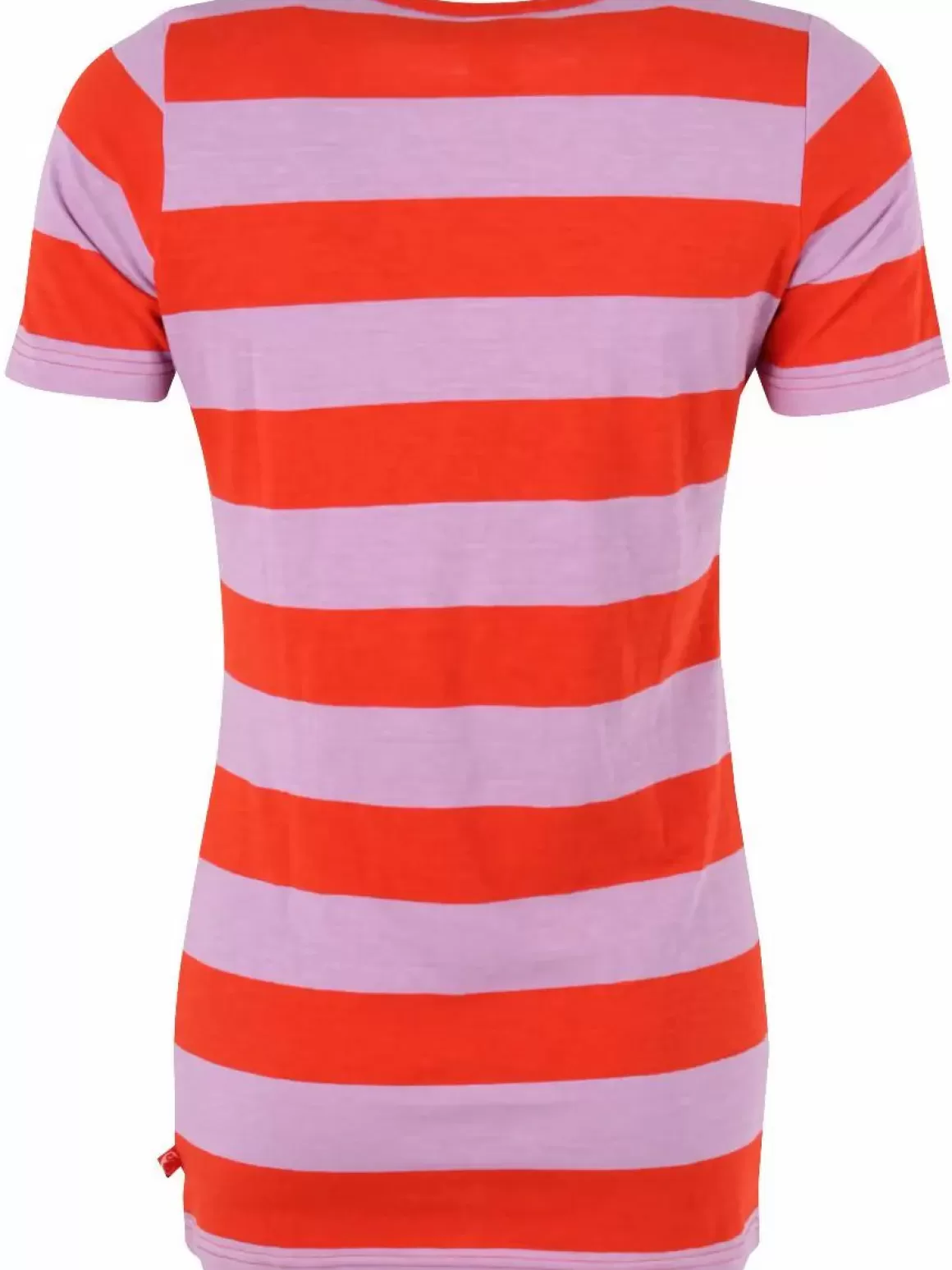 Damen Danefæ Danemy Slub Jersey Tee Bright Red/Soft Viola