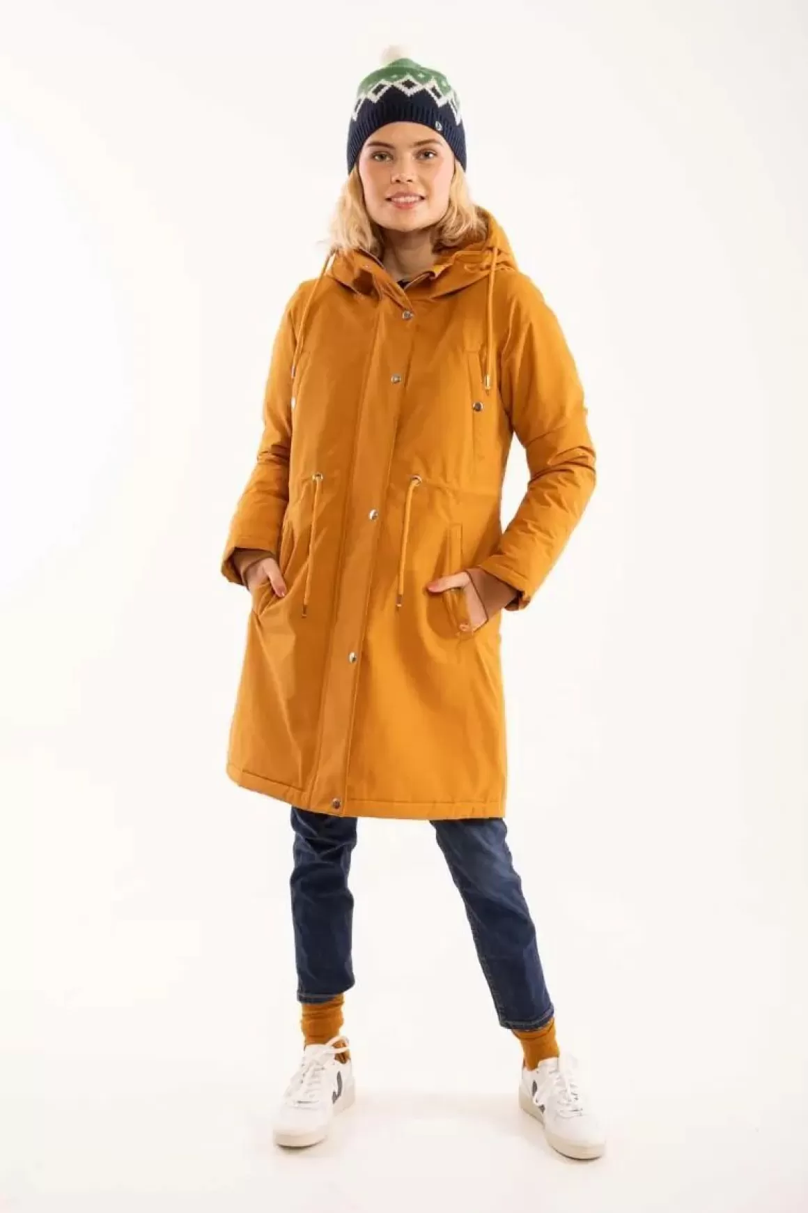 Damen Danefæ Danenora Winter Parka Mustard