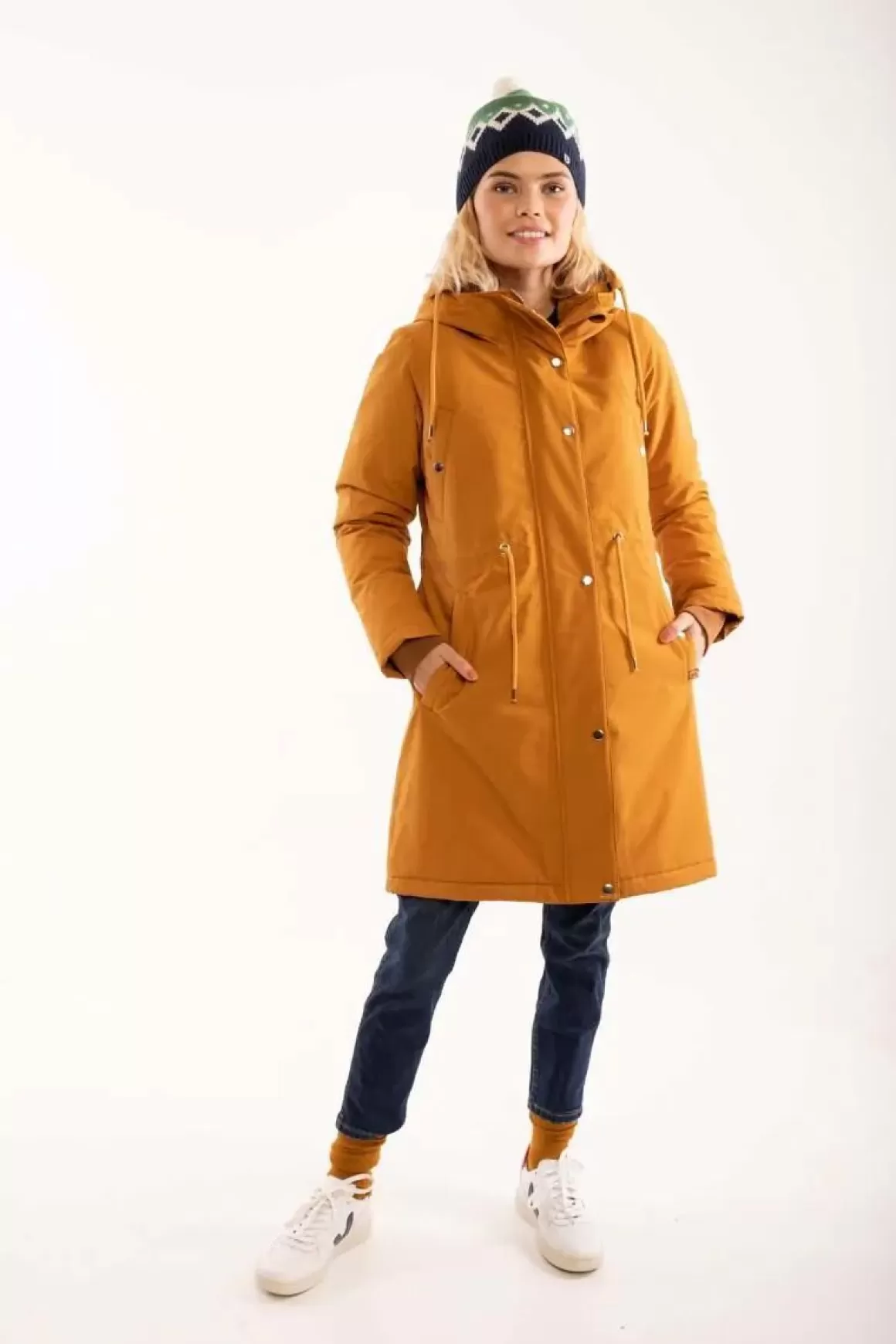 Damen Danefæ Danenora Winter Parka Mustard