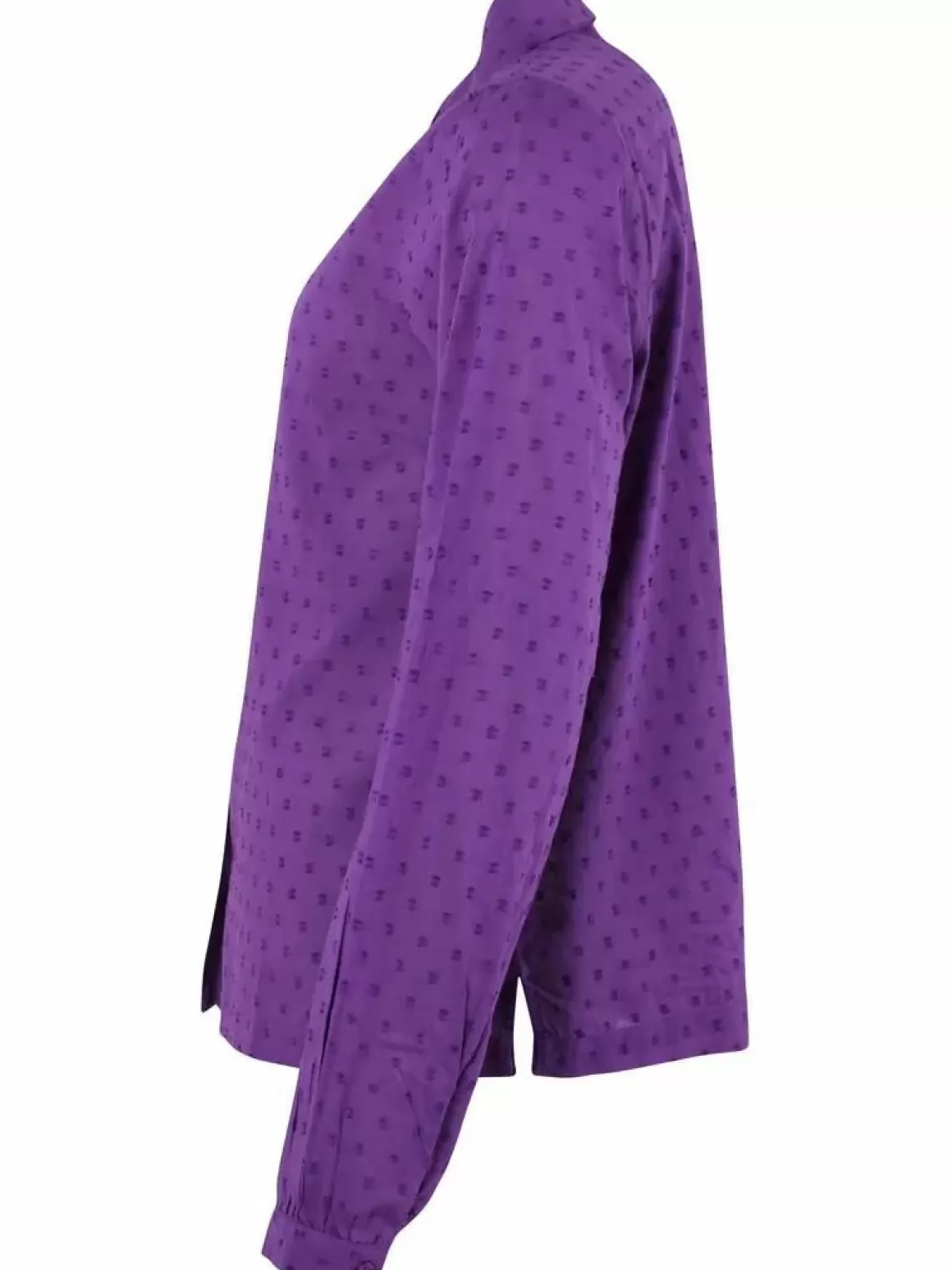 Damen Danefæ Danenovember Cotton Dot Shirt Purple