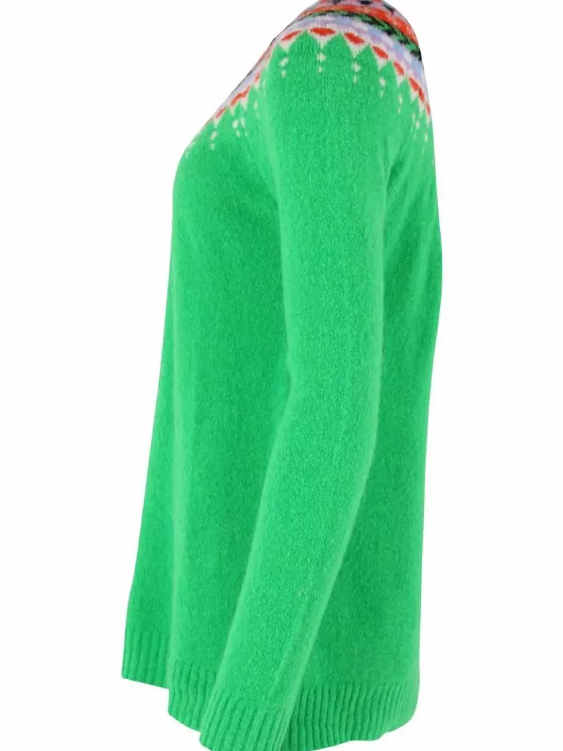 Damen Danefæ Danepeaceful Light Wool Sweater Green