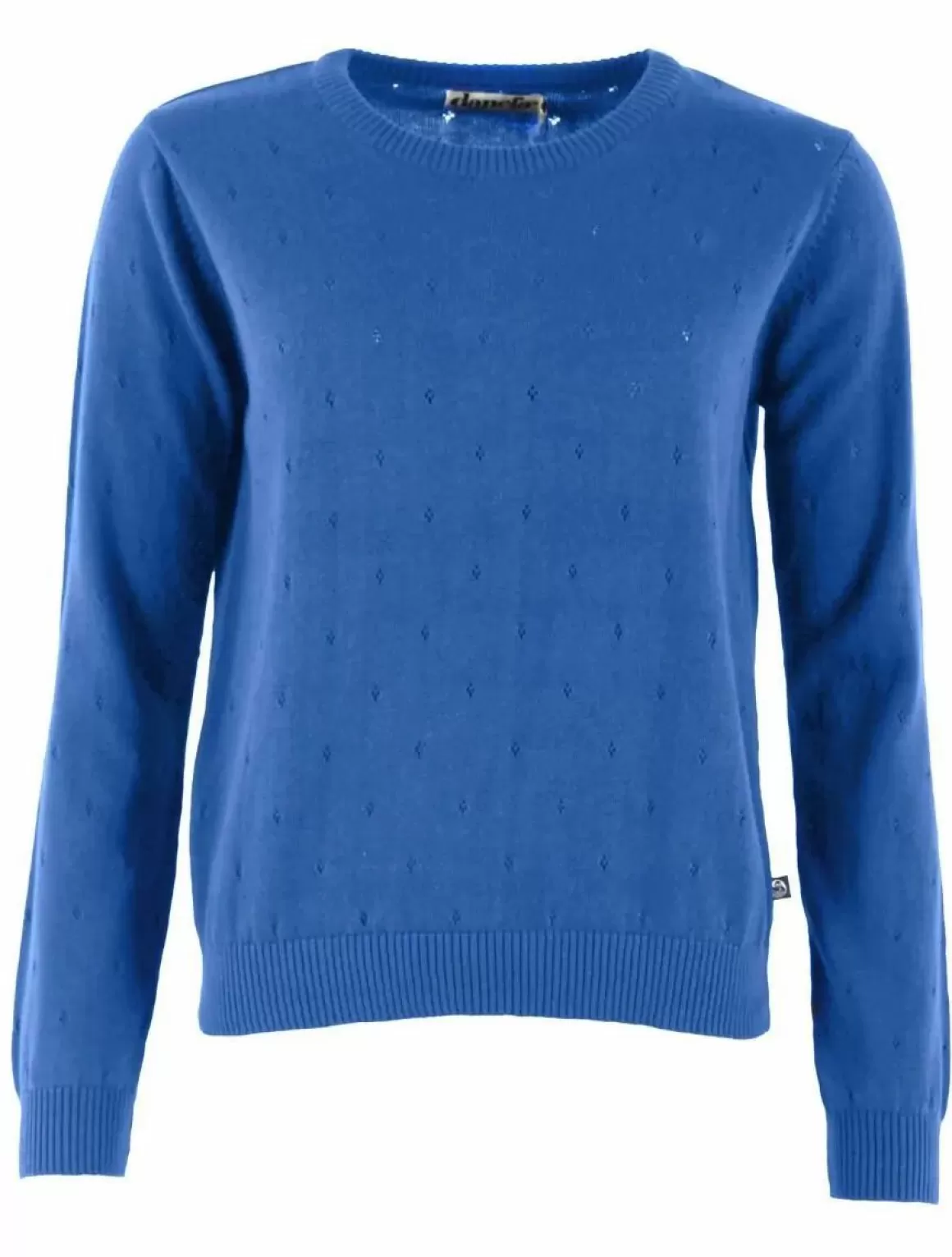 Damen Danefæ Danepearly Hole Knit Sweater Blue