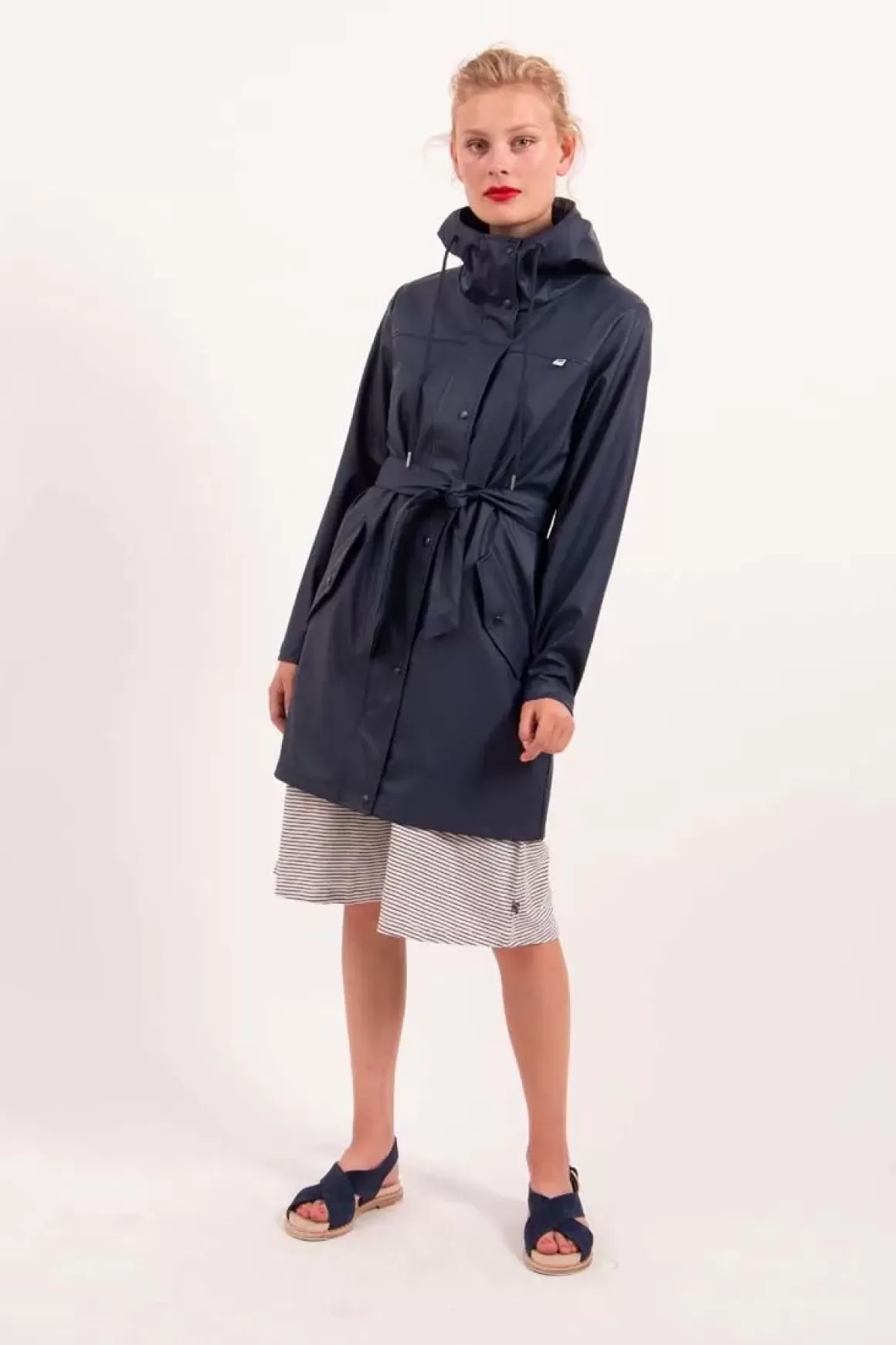 Damen Danefæ Danepernille Raincoat Navy