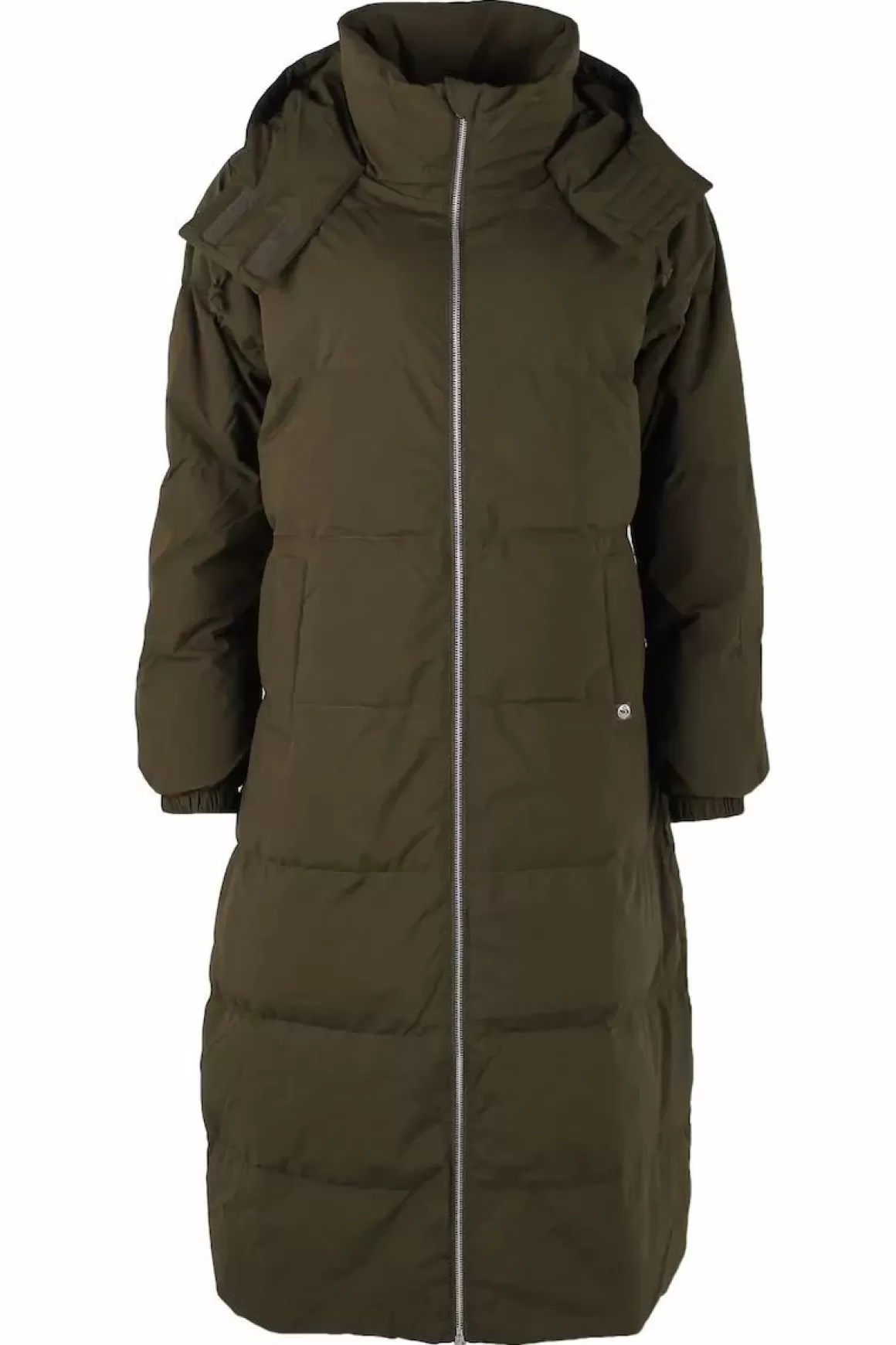 Damen Danefæ Danepuffin Down Winter Coat Warm Khaki